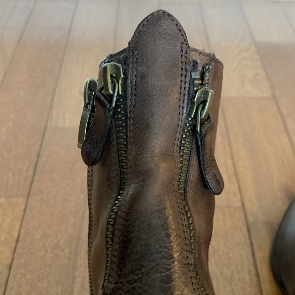 Paul Green Leather Ankle Boot - 6.5 - Picture 8 of 13